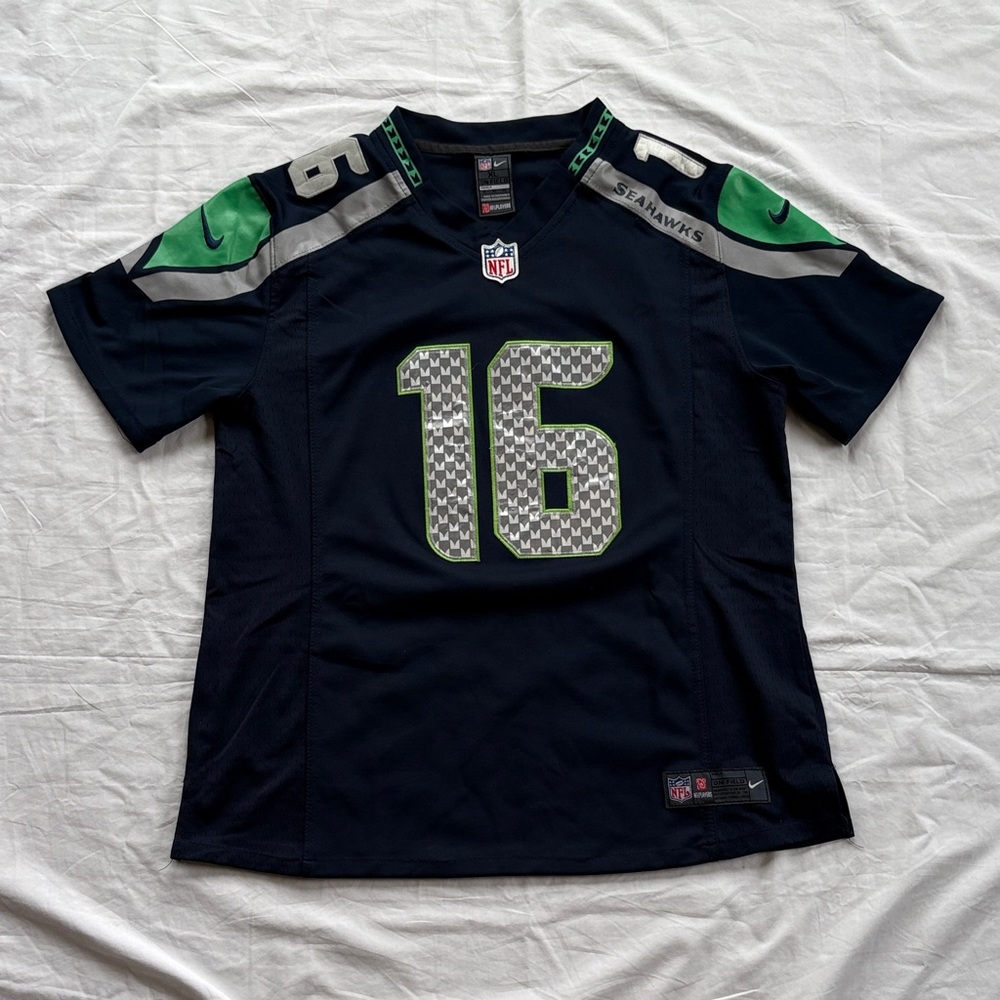 Nike Youth Tyler Lockett Seahawks Jersey Size XL Navy